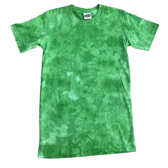 Vintage Green M&Ms World Shirt Size Small Blank Tie Dye Tee - Picture 1 of 4